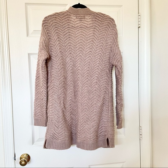 Mossimo Chevron Stitch Open Front Cardigan - Picture 11 of 13